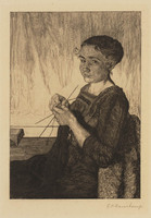 KG 09485
<br/>
Breiend meisje
<br/>
<em>Haverkamp, Gerhard Christiaan (1872-1926)</em>